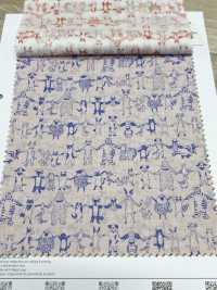 1026-625-10 60只精纺细布牵手的动物[面料] HOKKOH北高 更多图片