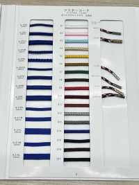 R-204M 光泽圆绳子8股色织[缎带、带、绳子] RIVER 更多图片