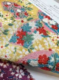 KKP2338-DK-89A 丝绉Chirimen®[面料] 小纹工房(宇仁纤维) 更多图片