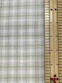 3SG040 有机棉精制​​多臂提花格纹[面料] CHAMBRAY 更多图片