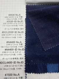 N4400-ID 21W Mijinkoruten Indigo[面料] 云井美人（中部别珍） 更多图片