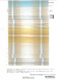 35527 纱线染色有机棉/亚麻/苎麻精纺细布浅色渐变[面料] SUNWELL 三维尔 更多图片