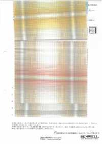 35527 纱线染色有机棉/亚麻/苎麻精纺细布浅色渐变[面料] SUNWELL 三维尔 更多图片