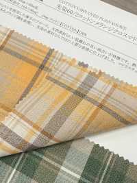 14421 染色 60/2 棉混纺布，马德拉斯格纹[面料] SUNWELL 三维尔 更多图片