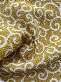 KKP3338-D-KARAKUSA Futako 丝绉阿拉伯式花纹图案[面料] 小纹工房(宇仁纤维) 更多图片