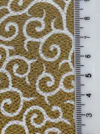 KKP3338-D-KARAKUSA Futako 丝绉阿拉伯式花纹图案[面料] 小纹工房(宇仁纤维) 更多图片