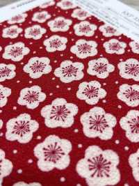 KKP3338-D-UMEARARE Futako 丝绉梅果[面料] 小纹工房(宇仁纤维) 更多图片