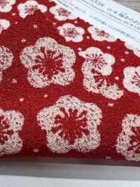 KKP3338-D-UMEARARE Futako 丝绉梅果[面料] 小纹工房(宇仁纤维) 更多图片