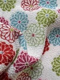 KKP2338-D-HAIKARA 二子丝绉废小菊[面料] 小纹工房(宇仁纤维) 更多图片