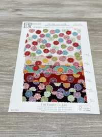 KKP2338-D-HAIKARA 二子丝绉废小菊[面料] 小纹工房(宇仁纤维) 更多图片