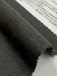 OJE253341 棉麻苎麻苎麻人字纹复古水洗加工[面料] 小原屋纤维 更多图片