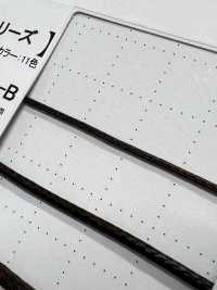 8SCR-B 1.3毫米硅胶涂层绳子[缎带、带、绳子] Cordon 更多图片