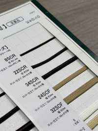 22SCR 2毫米硅胶涂层绳子[缎带、带、绳子] Cordon 更多图片