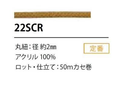 22SCR 硅胶涂层绳子 2MM