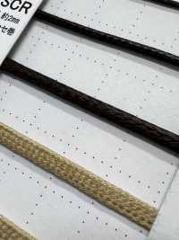 34SCR 3毫米硅胶涂层绳子[缎带、带、绳子] Cordon 更多图片