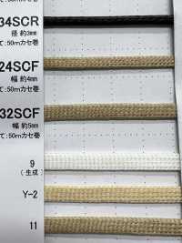32SCF 5毫米硅胶涂层绳子[缎带、带、绳子] Cordon 更多图片