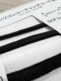 SSCF-01(M) 5.6毫米硅胶涂层绳子[缎带、带、绳子] Cordon 更多图片