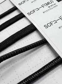 SSCR-01(S) 4毫米硅胶涂层绳子，带芯[缎带、带、绳子] Cordon 更多图片