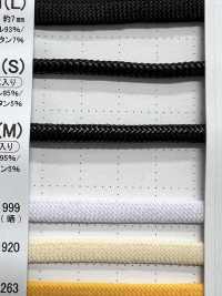 SSCR-01(M) 5毫米硅胶涂层绳子，带芯[缎带、带、绳子] Cordon 更多图片