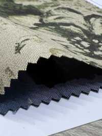 7026-1730-1 麻，坯布有大花朵图案[面料] HOKKOH北高 更多图片