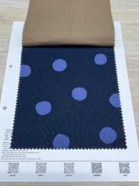 7026-1720-6 21W灯芯绒手绘圆圈[面料] HOKKOH北高 更多图片