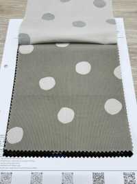 7026-1720-6 21W灯芯绒手绘圆圈[面料] HOKKOH北高 更多图片