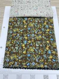 4026-1755-2 21W灯芯绒花朵和鸟类[面料] HOKKOH北高 更多图片