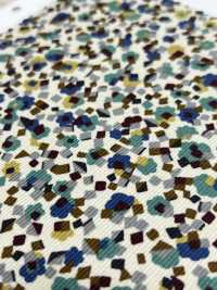 4026-1755-3 21W灯芯绒几何花朵[面料] HOKKOH北高 更多图片