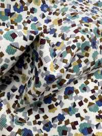 4026-1755-3 21W灯芯绒几何花朵[面料] HOKKOH北高 更多图片