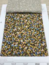 4026-1755-3 21W灯芯绒几何花朵[面料] HOKKOH北高 更多图片