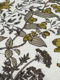 4026-1755-5 21W灯芯绒刺绣花卉图案[面料] HOKKOH北高 更多图片