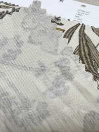 4026-1755-5 21W灯芯绒刺绣花卉图案[面料] HOKKOH北高 更多图片