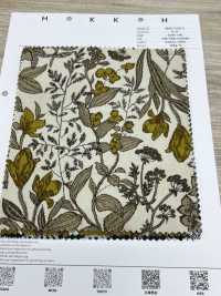 4026-1755-5 21W灯芯绒刺绣花卉图案[面料] HOKKOH北高 更多图片