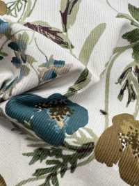 4026-1755-6 21W灯芯绒染色花朵[面料] HOKKOH北高 更多图片