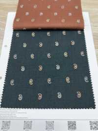 7026-1615-1 60精纺细布9088 迷你佩斯利[面料] HOKKOH北高 更多图片