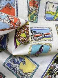 1026-1620-3 60精纺细布框浮世绘[面料] HOKKOH北高 更多图片