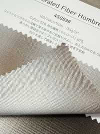 4SG038 C/再生纤维渐变格子[面料] CHAMBRAY 更多图片