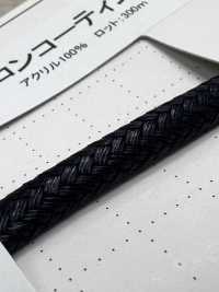 66SCR 硅胶涂层绳子V 型圆绳（带芯）6.0mm[缎带、带、绳子] Cordon 更多图片