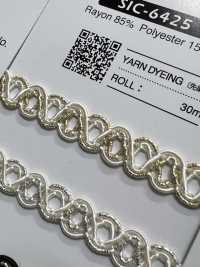 SIC-6425 人造亮片花边[缎带、带、绳子] 新道良質（SIC） 更多图片