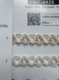 SIC-6425 人造亮片花边[缎带、带、绳子] 新道良質（SIC） 更多图片
