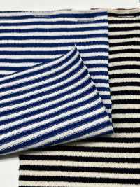 W-49048 美式复古中长款横条纹[面料] Minami 更多图片