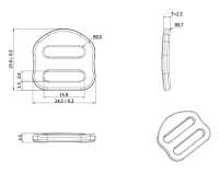 HH043 Altica Conehead Triglide[扣和钩子] 更多图片