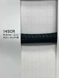 14SCR 硅胶涂层绳子V 型圆绳（带芯）10.0mm[缎带、带、绳子] Cordon 更多图片