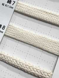 C8 天然材料绳子PART1 棉质 8 根装袋绳 9.0mm[缎带、带、绳子] Cordon 更多图片