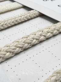 C10 天然材料绳子PART1 10% 棉圆绳 6.0mm[缎带、带、绳子] Cordon 更多图片