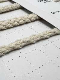 C12 天然材料绳子第一部分，12%棉，圆绳，4.0毫米，带芯[缎带、带、绳子] Cordon 更多图片