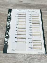 C402A 天然材料绳子PART1 C402A 袋绳 10.0mm[缎带、带、绳子] Cordon 更多图片