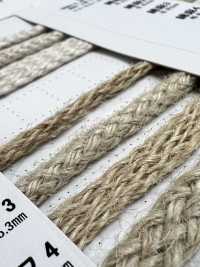 KNF3 天然材料绳子第二部分 洋麻 3 根圆形绳 5.3mm[缎带、带、绳子] Cordon 更多图片