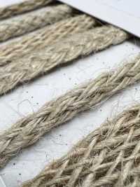 KNF6 天然材料绳子第二部分 洋麻 6根圆绳 4.0毫米[缎带、带、绳子] Cordon 更多图片