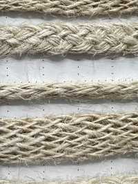 KNF6 天然材料绳子第二部分 洋麻 6根圆绳 4.0毫米[缎带、带、绳子] Cordon 更多图片
